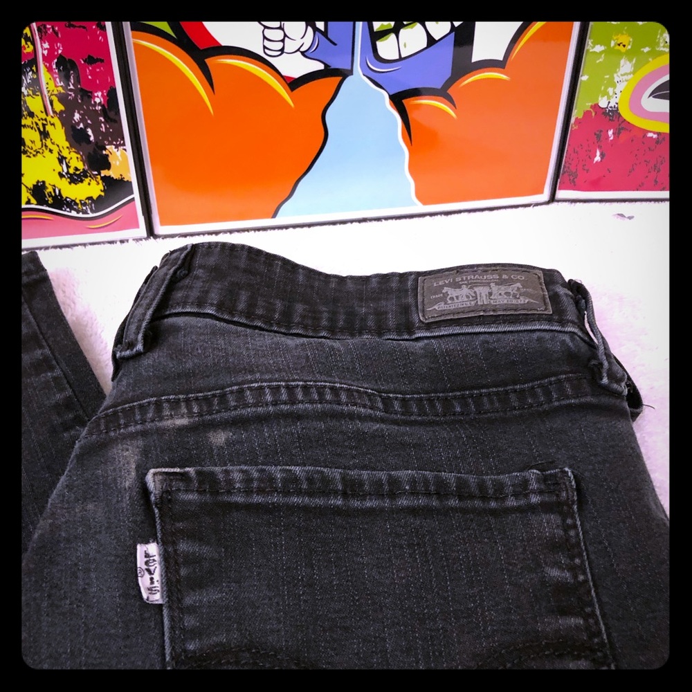 Levi’s Stratus Black “Legging” branded Jeans